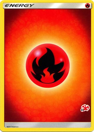 Fire Energy (Charizard Stamp #24) [Battle Academy 2020] | Play N Trade Winnipeg