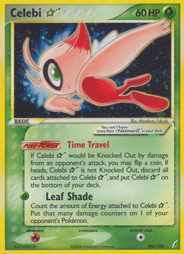 Celebi Star (100/100) [EX: Crystal Guardians] | Play N Trade Winnipeg