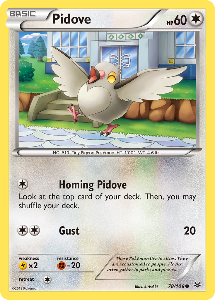 Pidove (78/108) [XY: Roaring Skies] | Play N Trade Winnipeg