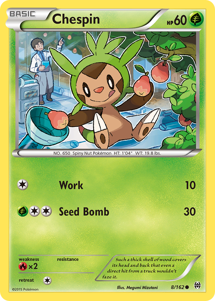 Chespin (8/162) [XY: BREAKthrough] | Play N Trade Winnipeg