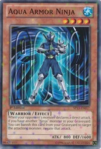 Aqua Armor Ninja [SP13-EN017] Starfoil Rare | Play N Trade Winnipeg