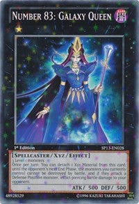 Number 83: Galaxy Queen [SP13-EN028] Starfoil Rare | Play N Trade Winnipeg