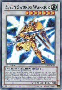 Seven Swords Warrior [SP13-EN048] Starfoil Rare | Play N Trade Winnipeg