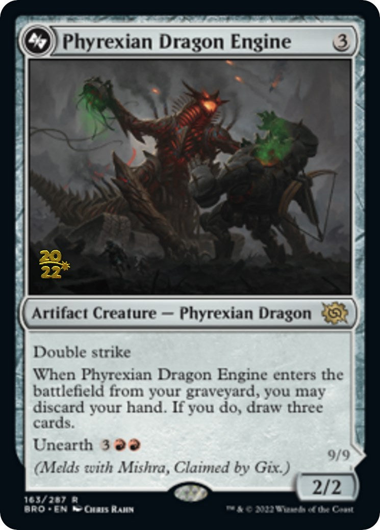 Phyrexian Dragon Engine [The Brothers' War: Prerelease Promos] | Play N Trade Winnipeg