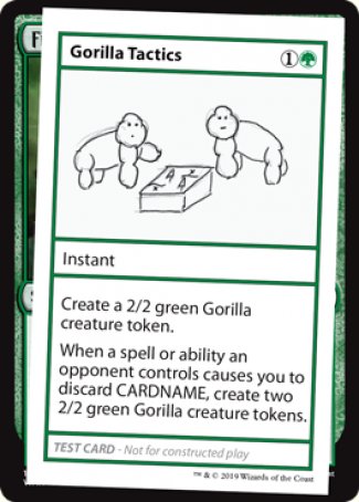 Gorilla Tactics (2021 Edition) [Mystery Booster Playtest Cards] | Play N Trade Winnipeg