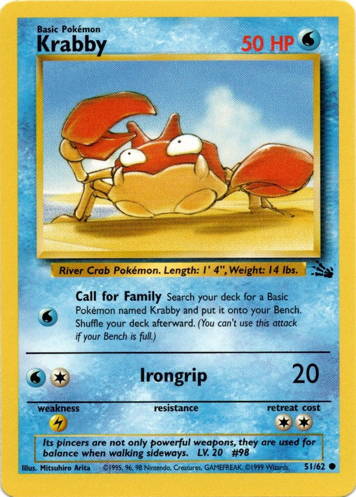 Krabby (51/62) [Fossil Unlimited] | Play N Trade Winnipeg