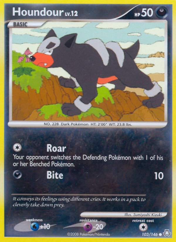 Houndour (103/146) [Diamond & Pearl: Legends Awakened] | Play N Trade Winnipeg