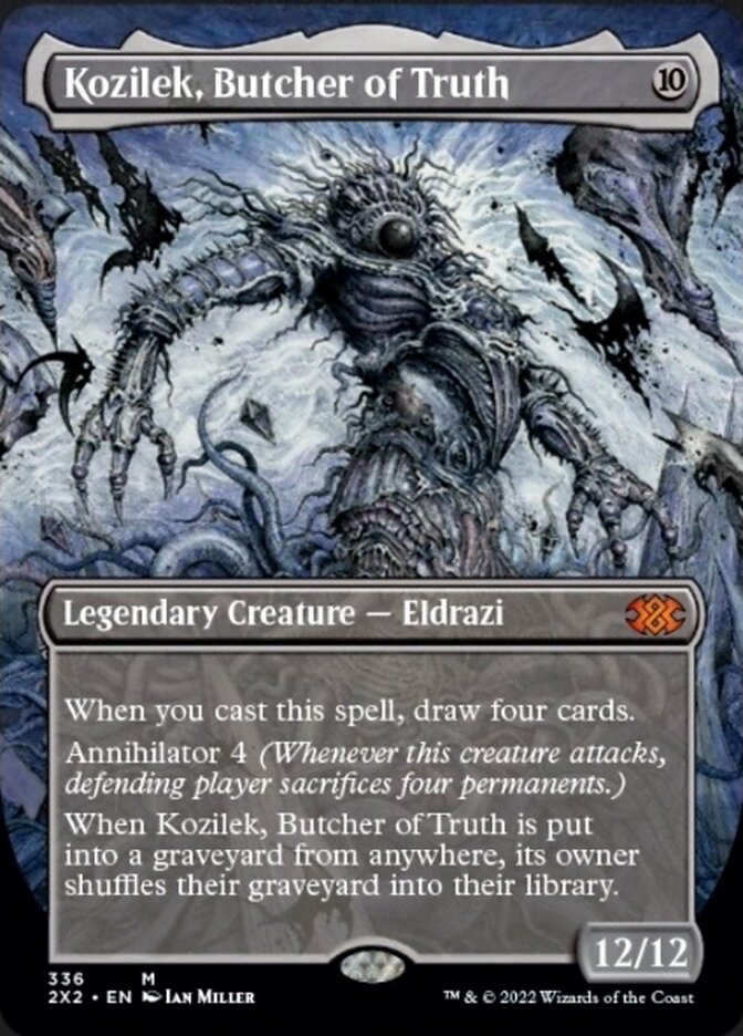 Kozilek, Butcher of Truth (Borderless Alternate Art) [Double Masters 2022] | Play N Trade Winnipeg