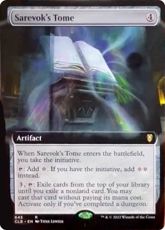 Sarevok's Tome (Extended Art) [Commander Legends: Battle for Baldur's Gate] | Play N Trade Winnipeg