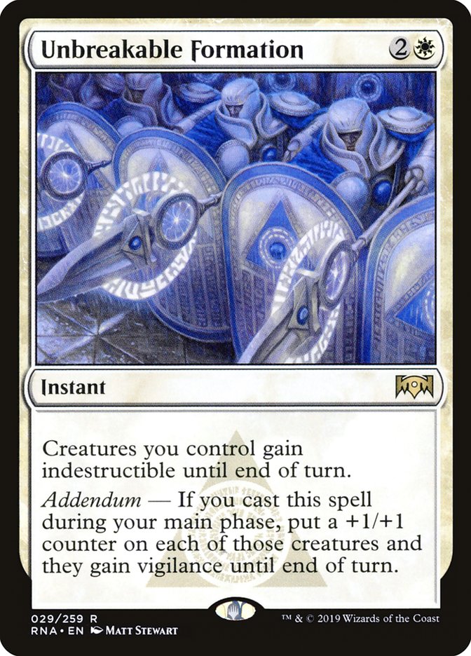 Unbreakable Formation [Ravnica Allegiance] | Play N Trade Winnipeg