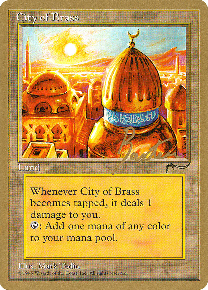 City of Brass (George Baxter) [Pro Tour Collector Set] | Play N Trade Winnipeg