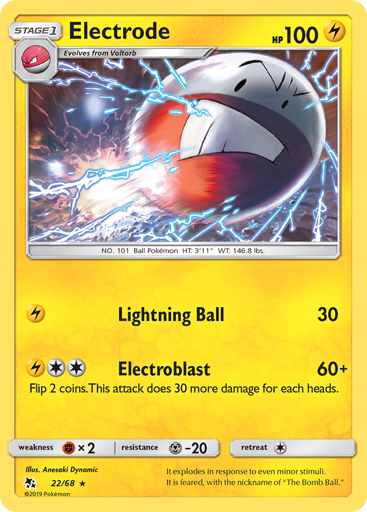 Electrode (22/68) [Sun & Moon: Hidden Fates] | Play N Trade Winnipeg