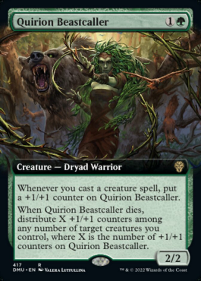 Quirion Beastcaller (Extended Art) [Dominaria United] | Play N Trade Winnipeg