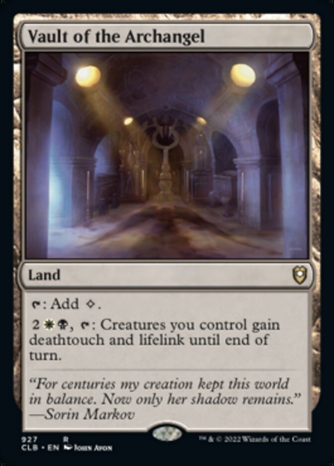 Vault of the Archangel [Commander Legends: Battle for Baldur's Gate] | Play N Trade Winnipeg