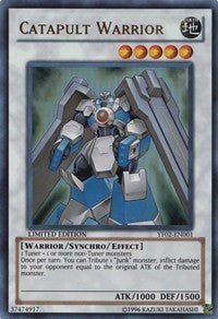 Catapult Warrior [YF02-EN001] Ultra Rare | Play N Trade Winnipeg