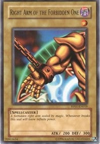 Right Arm of the Forbidden One [RP01-EN019] Rare | Play N Trade Winnipeg