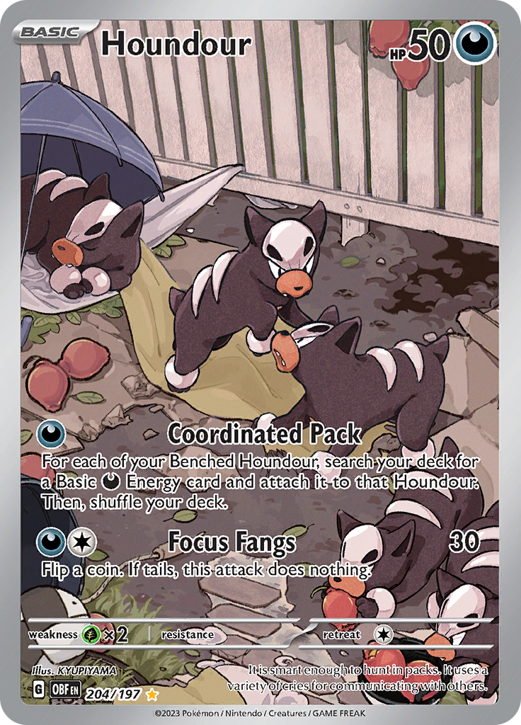 Houndour (204/197) [Scarlet & Violet: Obsidian Flames] | Play N Trade Winnipeg