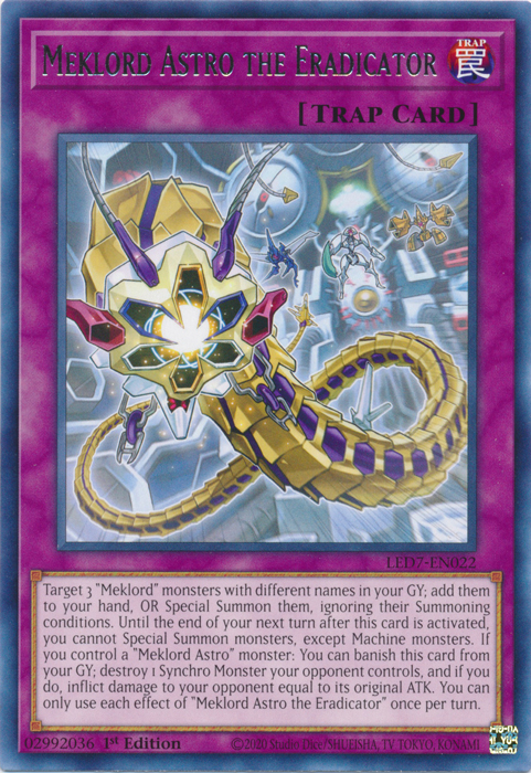 Meklord Astro the Eradicator [LED7-EN022] Rare | Play N Trade Winnipeg