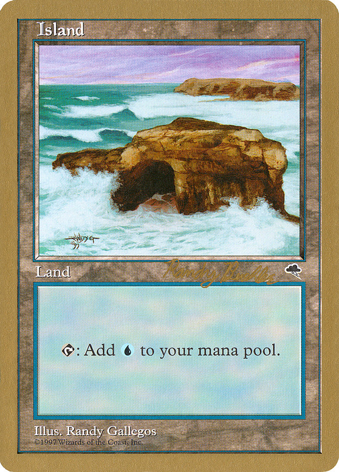 Island (rb336) (Randy Buehler) [World Championship Decks 1998] | Play N Trade Winnipeg