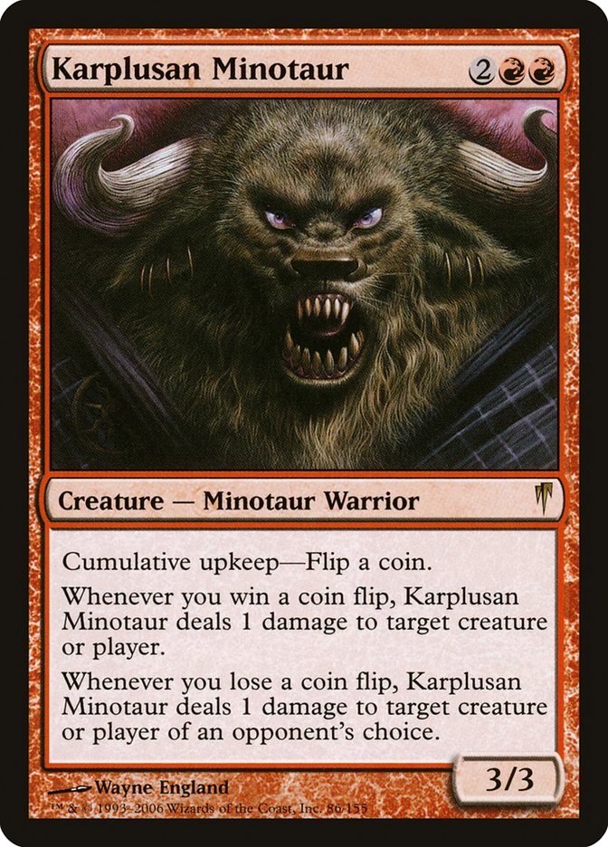 Karplusan Minotaur [Coldsnap] | Play N Trade Winnipeg