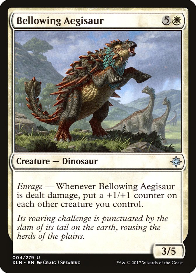 Bellowing Aegisaur [Ixalan] | Play N Trade Winnipeg