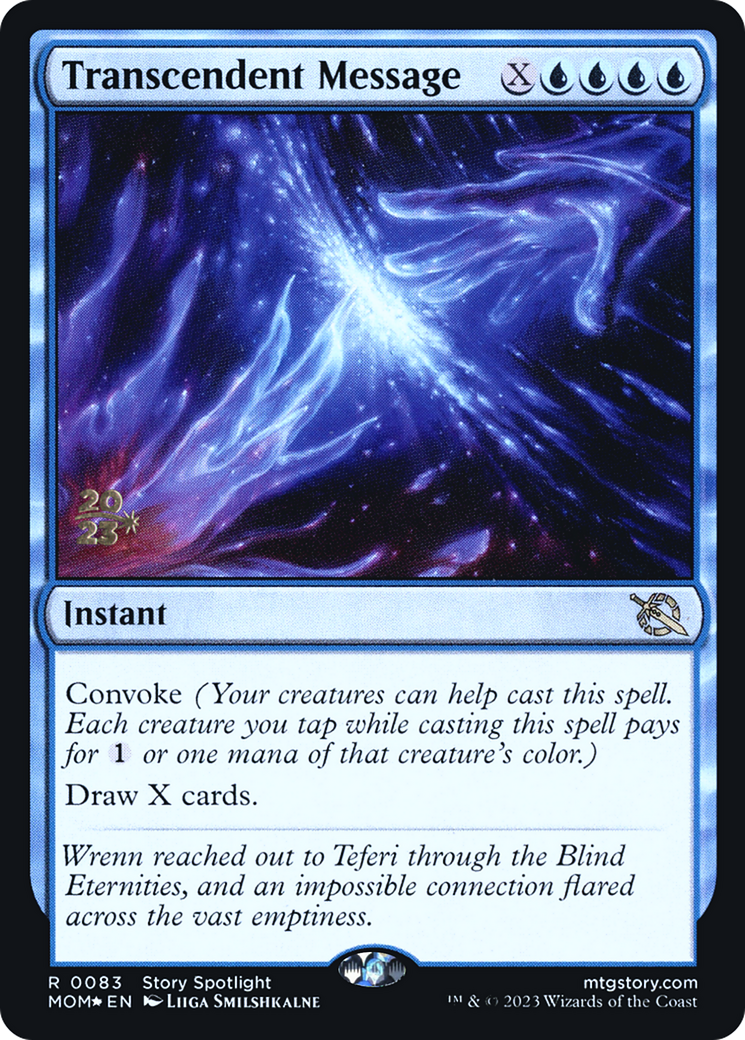 Transcendent Message [March of the Machine Prerelease Promos] | Play N Trade Winnipeg