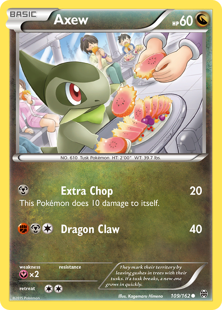 Axew (109/162) [XY: BREAKthrough] | Play N Trade Winnipeg