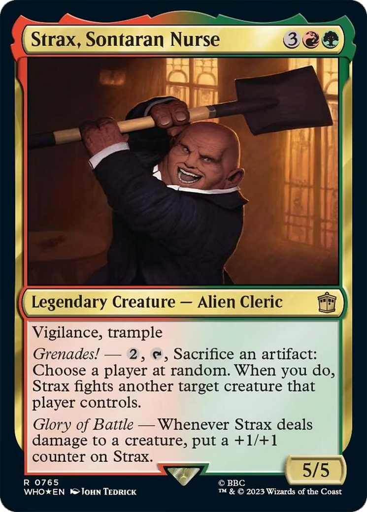 Strax, Sontaran Nurse (Surge Foil) [Doctor Who] | Play N Trade Winnipeg