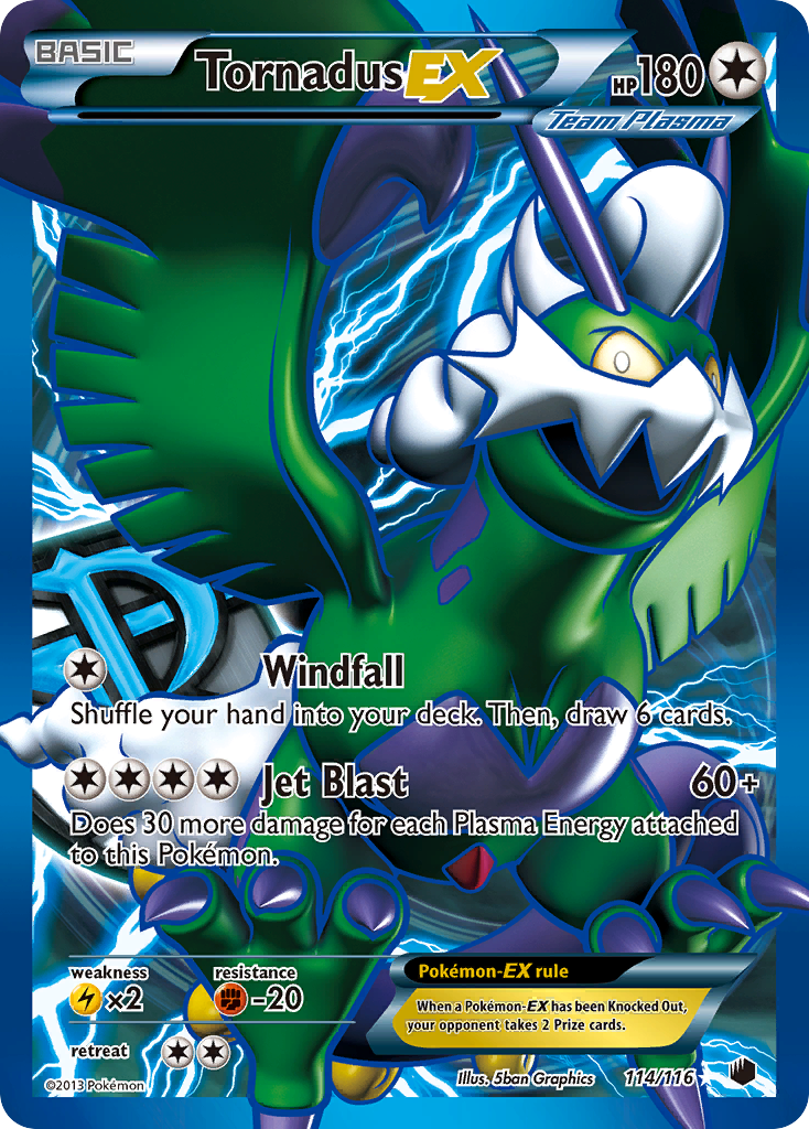 Tornadus EX (114/116) [Black & White: Plasma Freeze] | Play N Trade Winnipeg