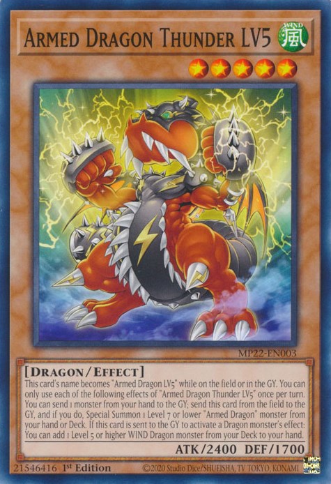 Armed Dragon Thunder LV5 [MP22-EN003] Common | Play N Trade Winnipeg