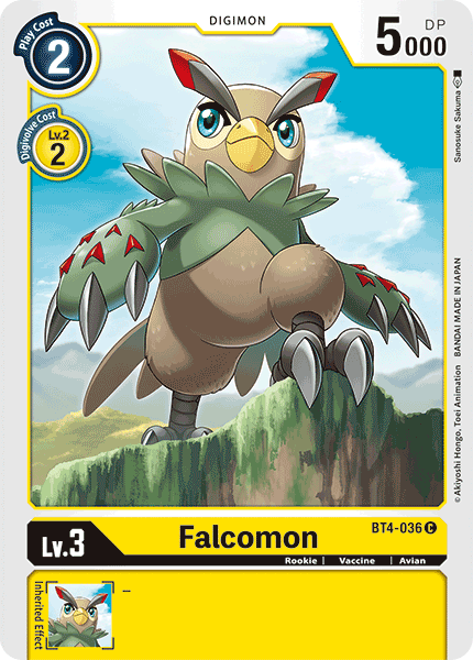 Falcomon [BT4-036] [Great Legend] | Play N Trade Winnipeg