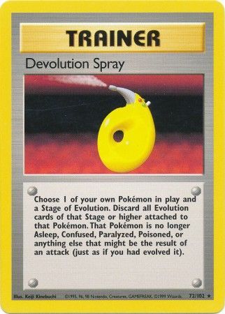 Devolution Spray (72/102) [Base Set Unlimited] | Play N Trade Winnipeg