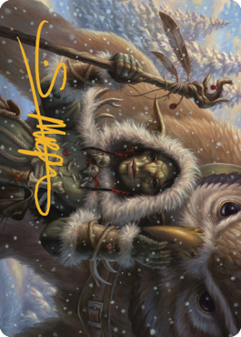Owlbear Shepherd Art Card (Gold-Stamped Signature) [Commander Legends: Battle for Baldur's Gate Art Series] | Play N Trade Winnipeg