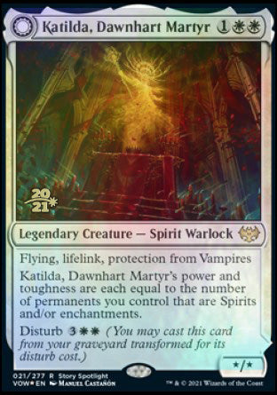 Katilda, Dawnhart Martyr // Katilda's Rising Dawn [Innistrad: Crimson Vow Prerelease Promos] | Play N Trade Winnipeg