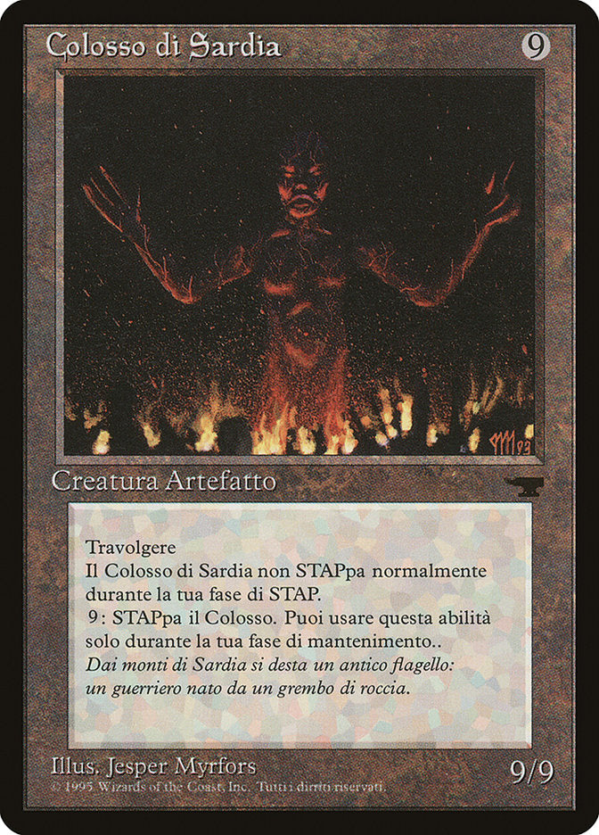 Colossus of Sardia (Italian) - "Colosso di Sardia" [Rinascimento] | Play N Trade Winnipeg