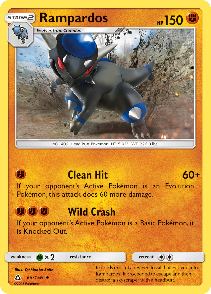 Rampardos (65/156) [Sun & Moon: Ultra Prism] | Play N Trade Winnipeg