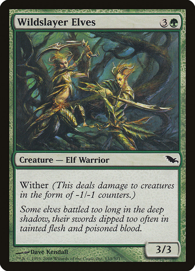 Wildslayer Elves [Shadowmoor] | Play N Trade Winnipeg