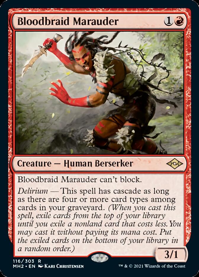 Bloodbraid Marauder [Modern Horizons 2] | Play N Trade Winnipeg