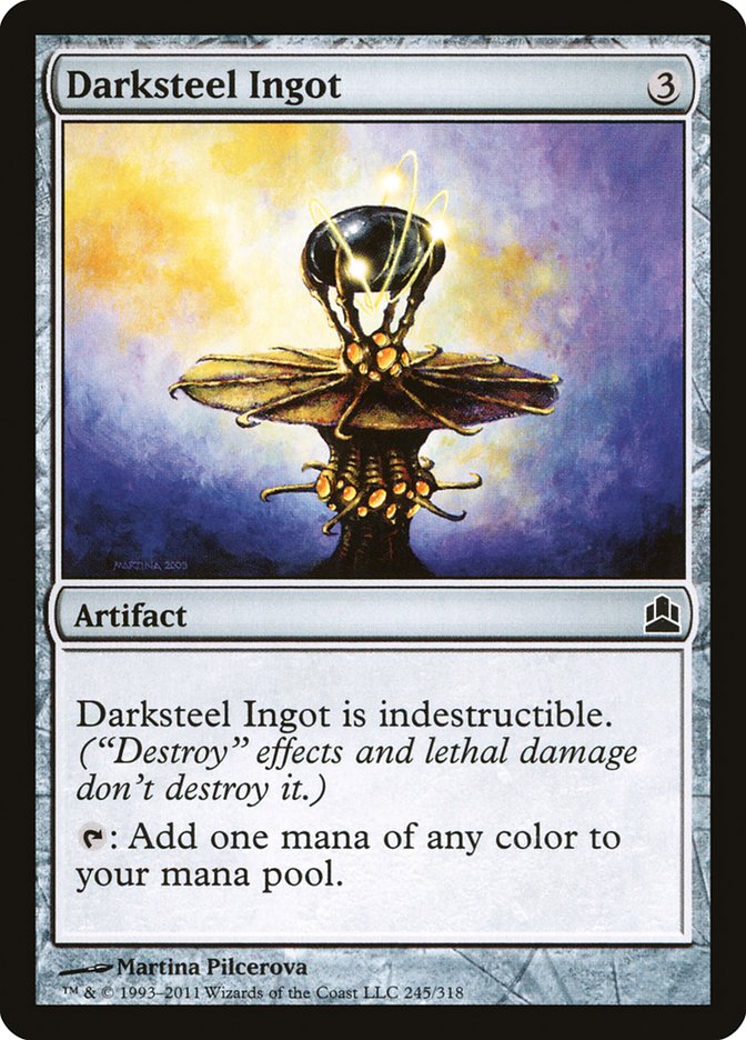 Darksteel Ingot [Commander 2011] | Play N Trade Winnipeg