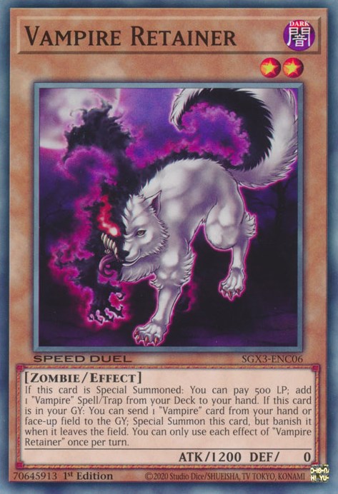Vampire Retainer [SGX3-ENC06] Common | Play N Trade Winnipeg