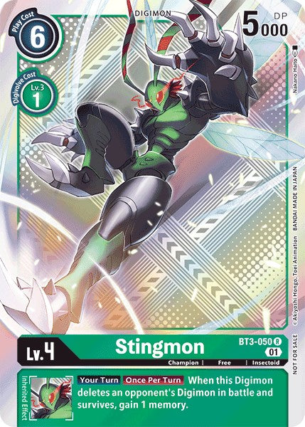 Stingmon [BT3-050] (Official Tournament Pack Vol.4) [Release Special Booster Promos] | Play N Trade Winnipeg