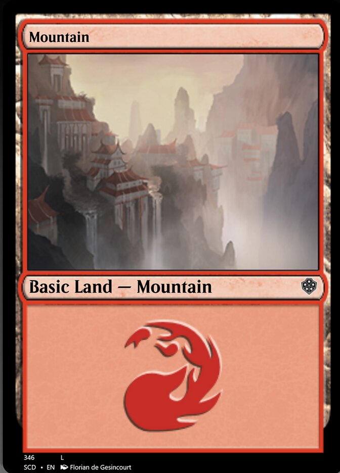 Mountain (346) [Starter Commander Decks] | Play N Trade Winnipeg