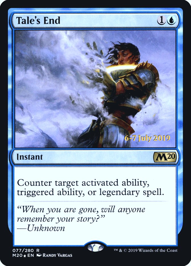 Tale's End  [Core Set 2020 Prerelease Promos] | Play N Trade Winnipeg