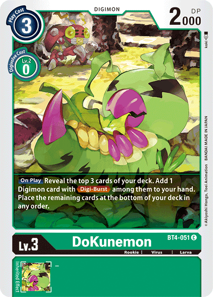 DoKunemon [BT4-051] [Great Legend] | Play N Trade Winnipeg