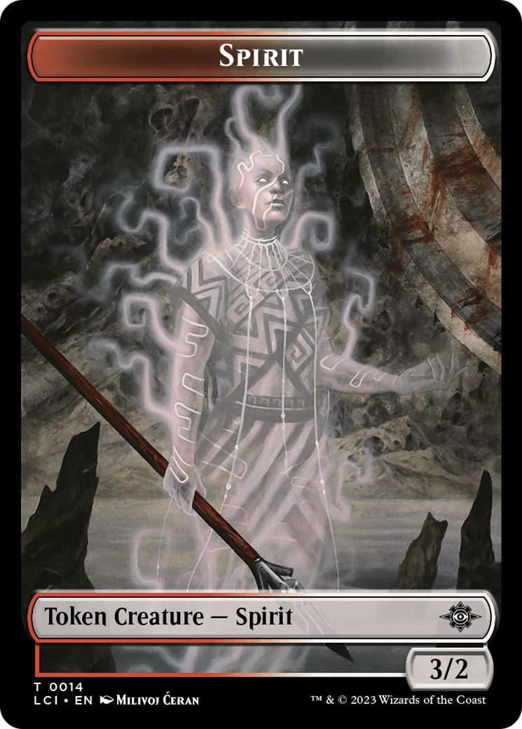 Spirit Token [The Lost Caverns of Ixalan Tokens] | Play N Trade Winnipeg