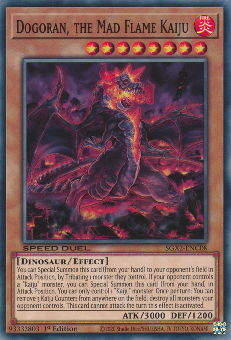 Dogoran, the Mad Flame Kaiju [SGX2-ENC08] Common | Play N Trade Winnipeg