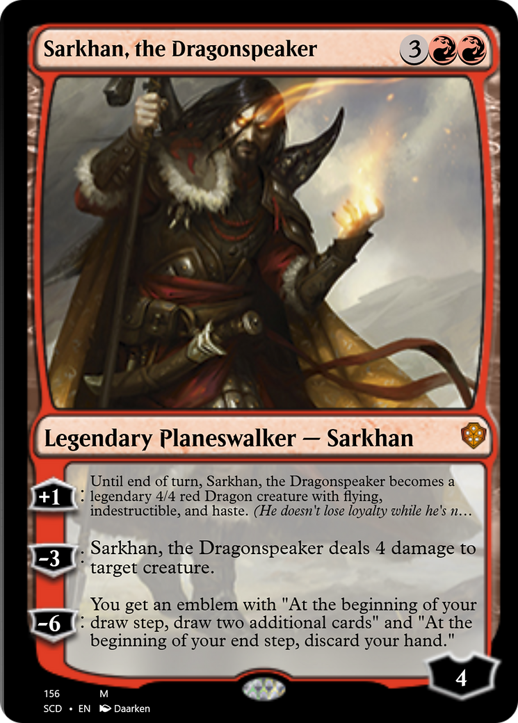 Sarkhan, the Dragonspeaker [Starter Commander Decks] | Play N Trade Winnipeg