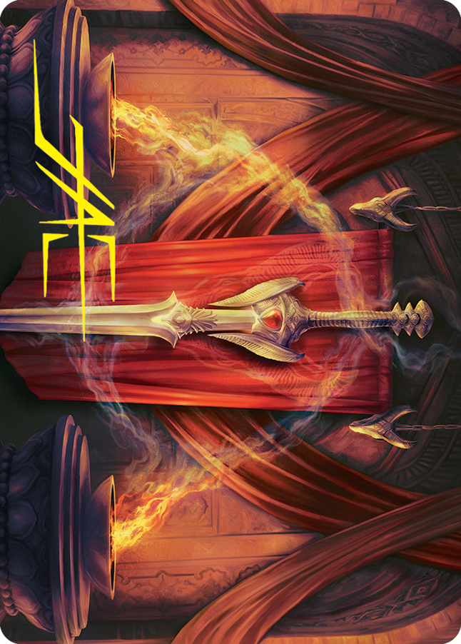 Ramosian Greatsword Art Card (Gold-Stamped Signature) [March of the Machine Art Series] | Play N Trade Winnipeg