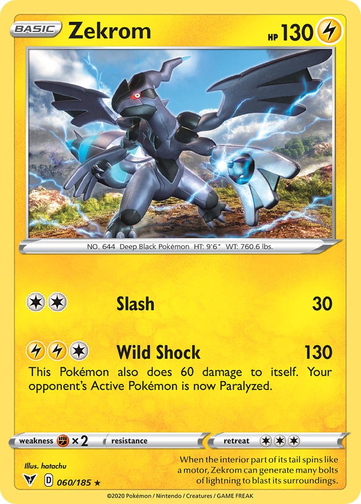 Zekrom (060/185) (Cosmos Holo) [Sword & Shield: Black Star Promos] | Play N Trade Winnipeg