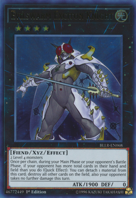 Evilswarm Exciton Knight [BLLR-EN068] Ultra Rare | Play N Trade Winnipeg